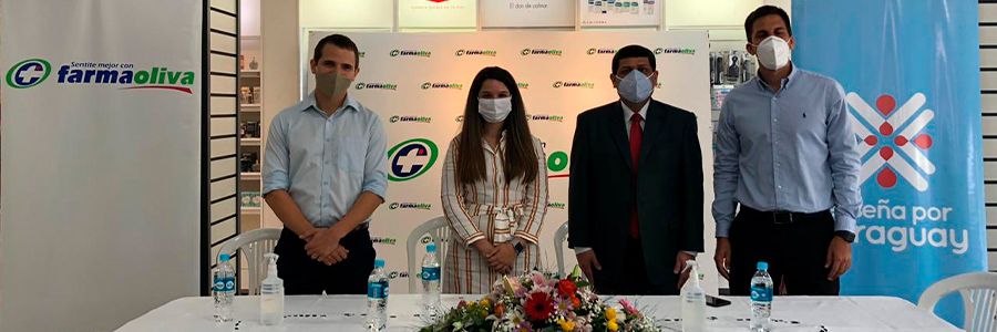Alianza de Farmaoliva y la Organización Enseña por Paraguay