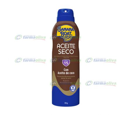 BANANA BOAT ACEITE SECO SPF15 170