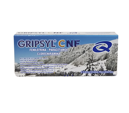 GRIPSYL C NF BLISTER X 4 COMPRIMIDOS