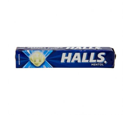 HALLS CARAMELOS LYPTUS SABOR MENTOL 34G