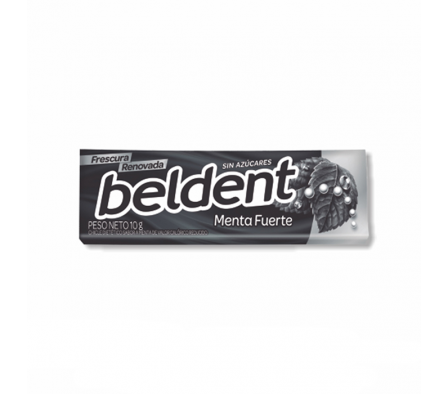 BELDENT CHICLE MENTA FUERTE 20X20