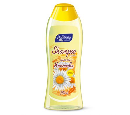 SHAMPOO BALLERINA X 750 ML.MANZANILLA