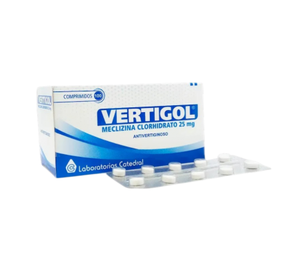 VERTIGOL 25MG TABL. CAJA X 10