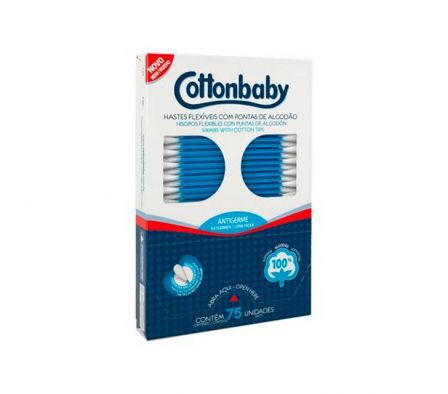 COTTONBABY HISOPOS FLEX CARTON X75UNI