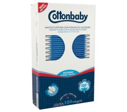 COTTONBABY HISOPOS FLEX CARTON X150UNI