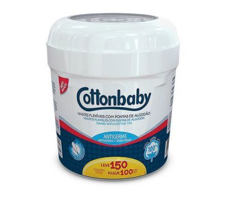 COTTONBABY HISOPOS FLEX POTE X150UNI