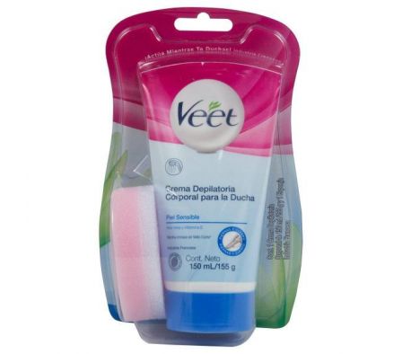VEET DUCHA PIEL SENSIBLE X 150ML.