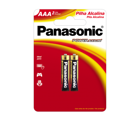 PANASONIC PILA ALKALINA AA X 2 UNID.