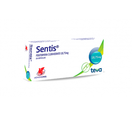 SENTIS 18.75 MG CAJA X 30 CAPSULAS
