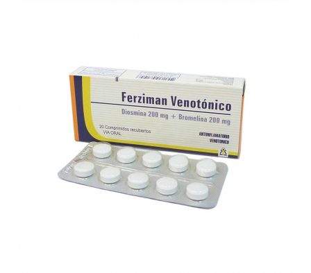 FERZIMAN VENOTONICO 2.5MG TABL. CAJA X 20
