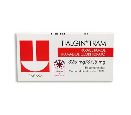 TIALGIN TRAM 325/37.5MG COMP. CAJA X 30