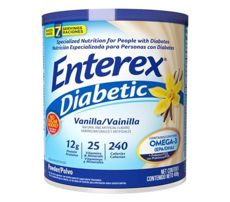 ENTEREX DIAB.VAINILLA  POLVO X 400 GRS