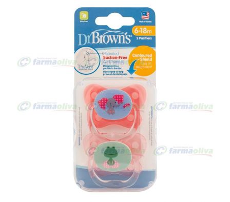 DR BROWNS EN FORMA DE MARIPOSA +6M ROSA