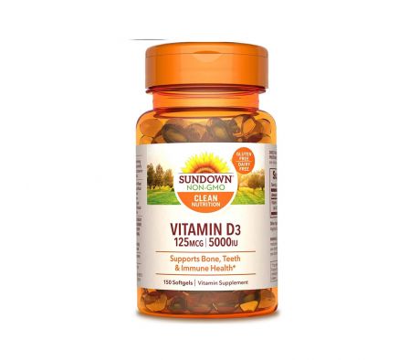 SUNDOWN VITAMINA D3 5000UI X 150 TAB