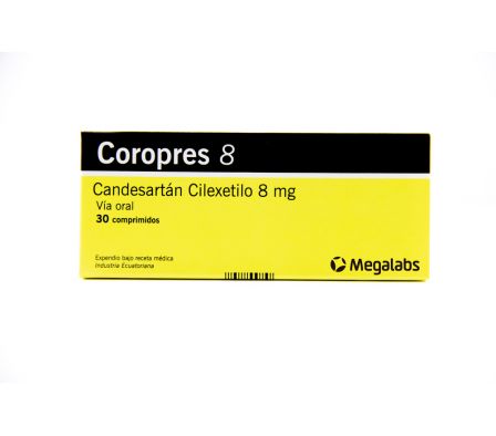 COROPRES 8MG COMP. CAJA X 30