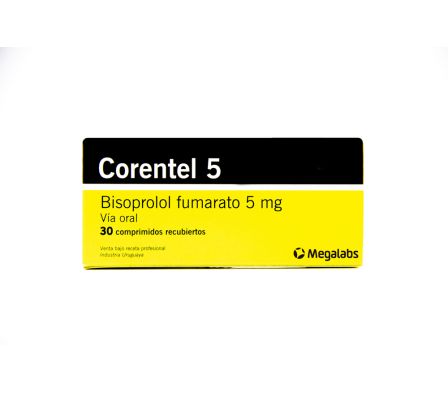 CORENTEL 5MG CO-RV CAJA X 30