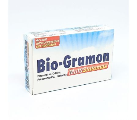 BIOGRAMON MULTISINTOMAS 30MG CO-RV BLISTER X 3 X 6