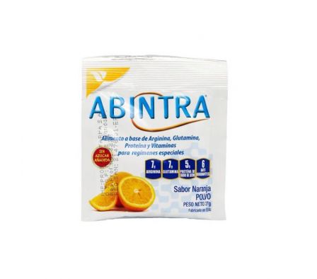 ABINTRA POLVO SOBRE X 27 GR - SABOR NARANJA