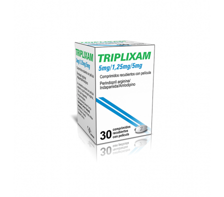 TRIPLIXAM 5/1.25/5MG CO-RV CAJA X 30
