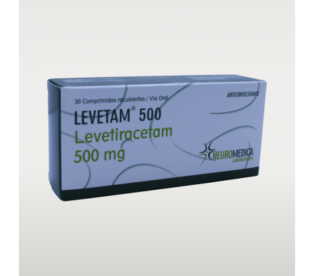 LEVETAM 500MG T-REC CAJA X 30