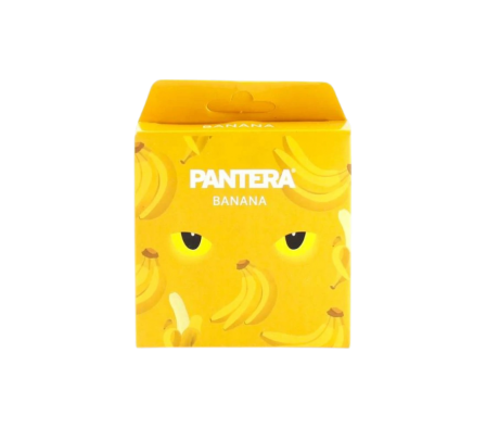 PANTERA CONDONES 3 UNID BANANA