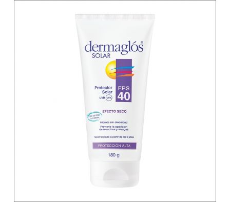 DERMAGLOS SOLAR FPS 40 EFECTO SECO EMULSION 180 GR