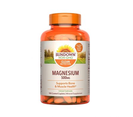 SUNDOWN MAGNESIO 500MG CAPS FRASCO X 180