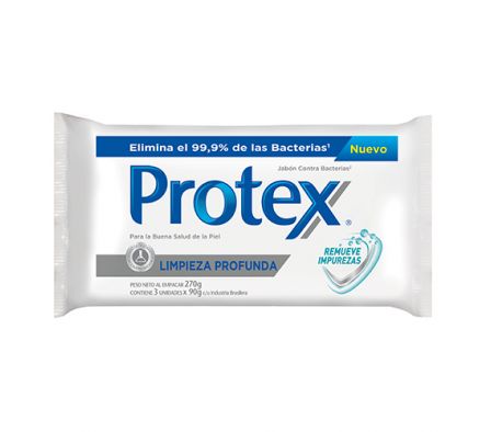 PROTEX JABON LIMP. PROFUNDA 3X90GR