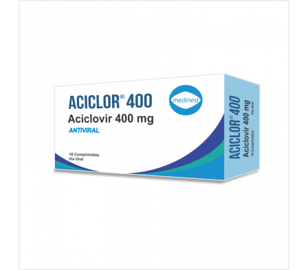 ACICLOR 400MG COMP. CAJA X 10