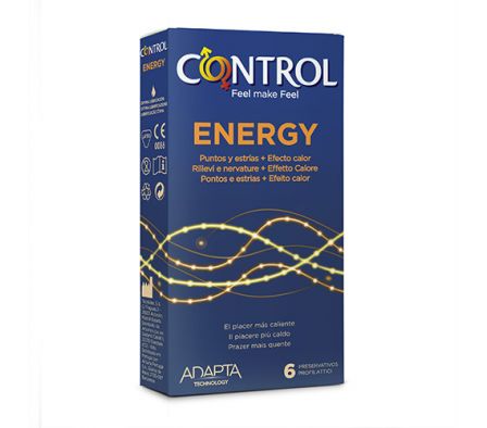 CONTROL PRESERVATIVOS ENERGY Y ESTRIAS X6UNID