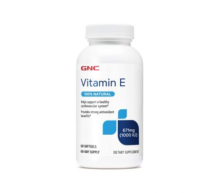 GNC VITAMINA E 1000UI CAPS FRASCO X 60