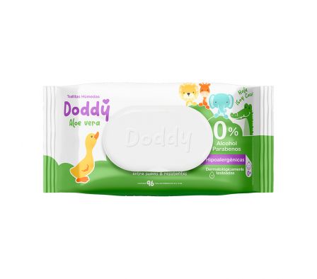 DODDY TOALLITAS HUMEDAS  CON ALOE VERA X 100 UNID.