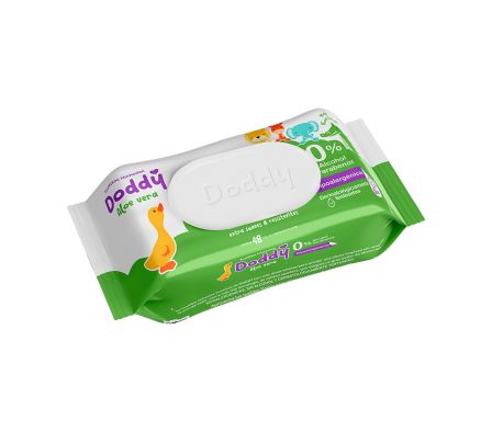 DODDY TOALLITAS HUMEDA  CON ALOE VERA X50 UNIDADES