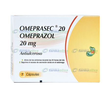 OMEPRASEC 20MG CAPS CAJA X 7