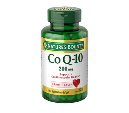 NATURES BOUNTY CO ENZIMA Q-10 200 MG (Frasco de 80 cápsulas blandas)
