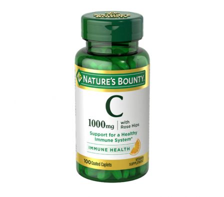 NATURES BOUNTY  VITAMINA C 1000 MG (Frasco de 100 comprimidos)