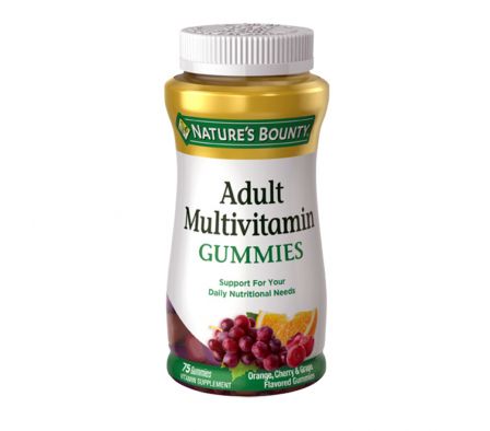 NATURES BOUNTY  MULTIVATAMINAS/ADULTOS (Frasco de 75 gomitas)