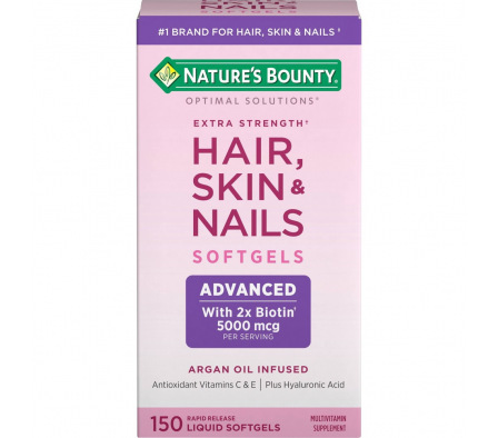 NATURES BOUNTY EXTRA HAIR,SKIN & NAILS (Caja de 150 cápsulas blandas)