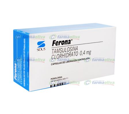 FERONA LIBERACION CONTROLADA 0.40MG CAPS CAJA X 30