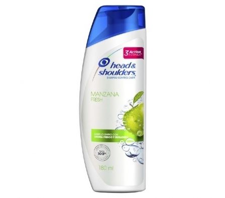 HEAD SHOULDERS SHAMPOO 180ML MANZANA FRESH