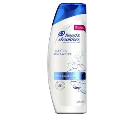 HEAD SHOULDERS SHAMPOO 375ML LIMPIEZA RENOVADORA