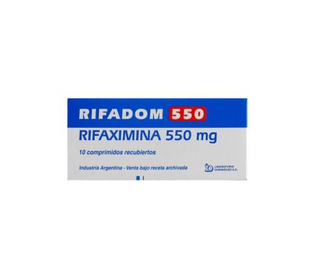 RIFADOM 550MG CO-RV CAJA X 10
