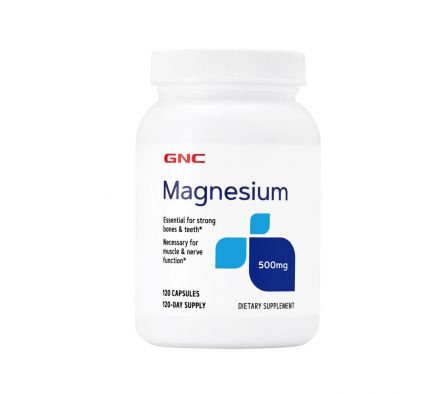 GNC MAGNESIUM 500MG CAPS FRASCO X 120
