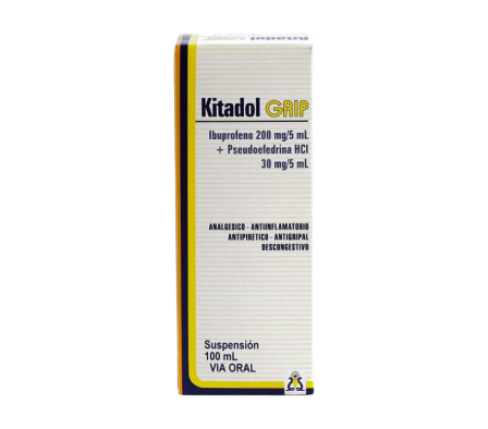 KITADOL GRIP  JARAB FRASCO X 100ML
