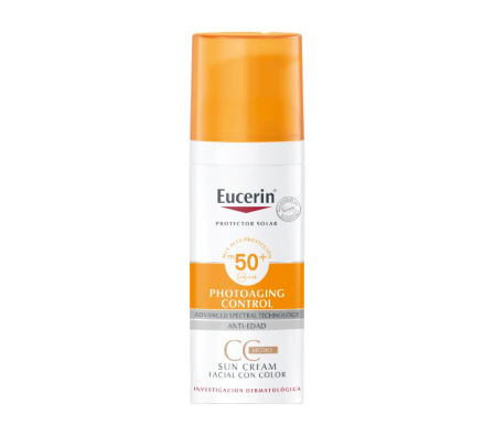 EUCERIN SUN SPF 50 PLUS 50ML TONO MEDIO