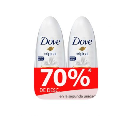 DOVE DEO ROLL ON ORIGINAL 2X50ML.R.1647