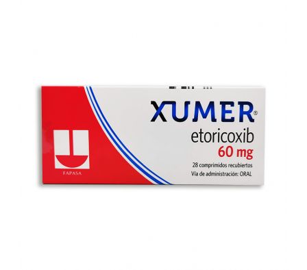 XUMER 60MG CO-RV CAJA X 28