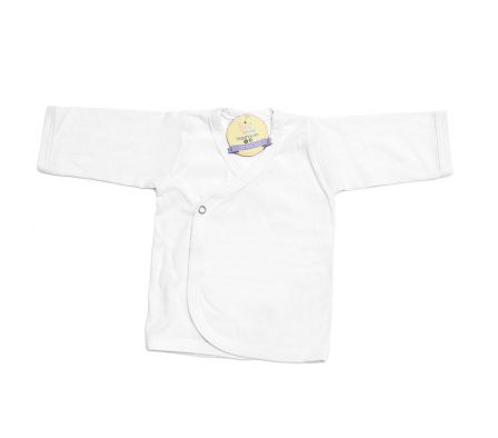 BEA BABY BATITA BLANCA M/L C/BOTON REF.14432