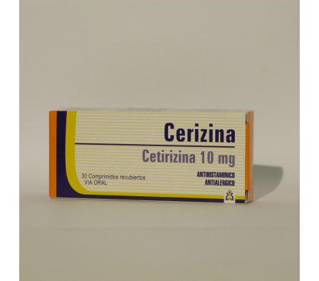 CERIZINA 10MG T-REC CAJA X 30