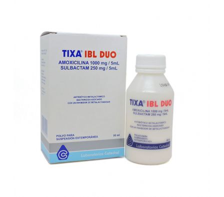 TIXA IBL DUO 875MG/125MG SP-OR FRASCO X 90ML